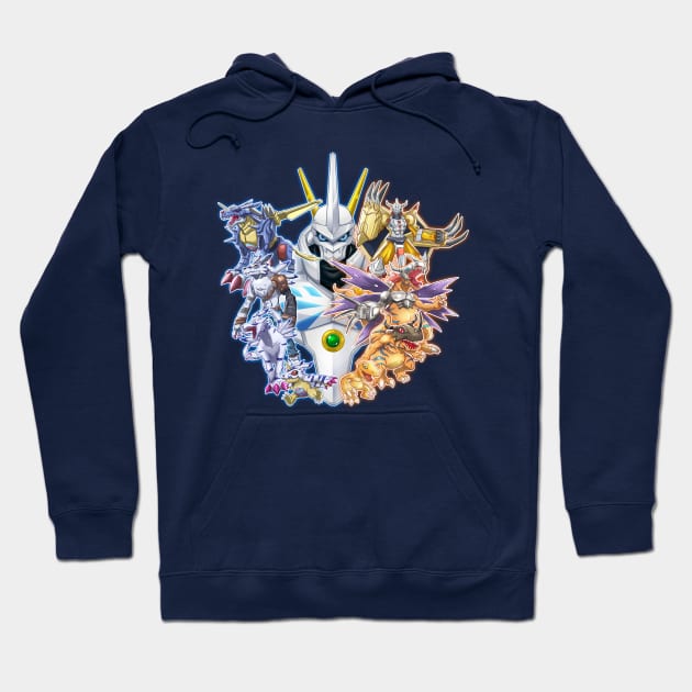 fanart Omegamon evo Hoodie by DigiTeeshrit